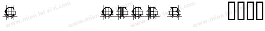 Cardea OTCE Bold字体转换